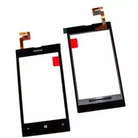 Сенсор (тачскрин) для Nokia Lumia 520 с рамкой Оригинал